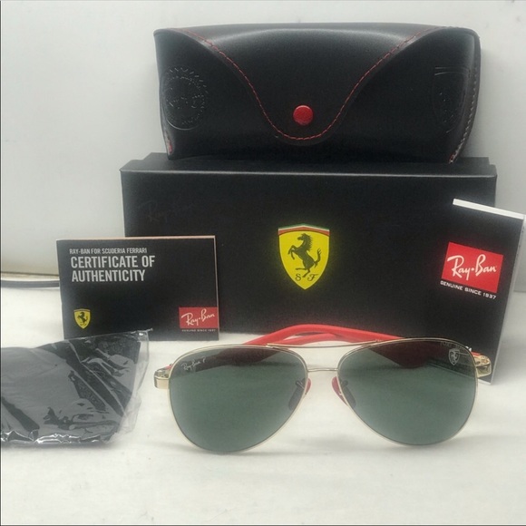 New Ferrari Scuderia Aviator Rb8313-M Gold… - Picture 4 of 8
